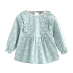 Load image into Gallery viewer, Lilac Ruffle Long Sleeve Smock
