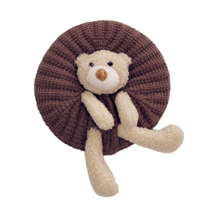 Pocket Teddy Bear Knitted Hat