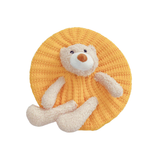 Pocket Teddy Bear Knitted Hat