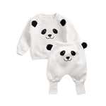Load image into Gallery viewer, Panda Pullover Top and Pants Set
