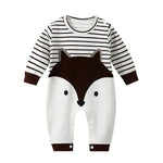 Load image into Gallery viewer, Striped Penguin Long Sleeve Bodysuit
