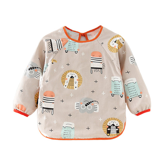 Zebra & Friends Long Sleeve Smock